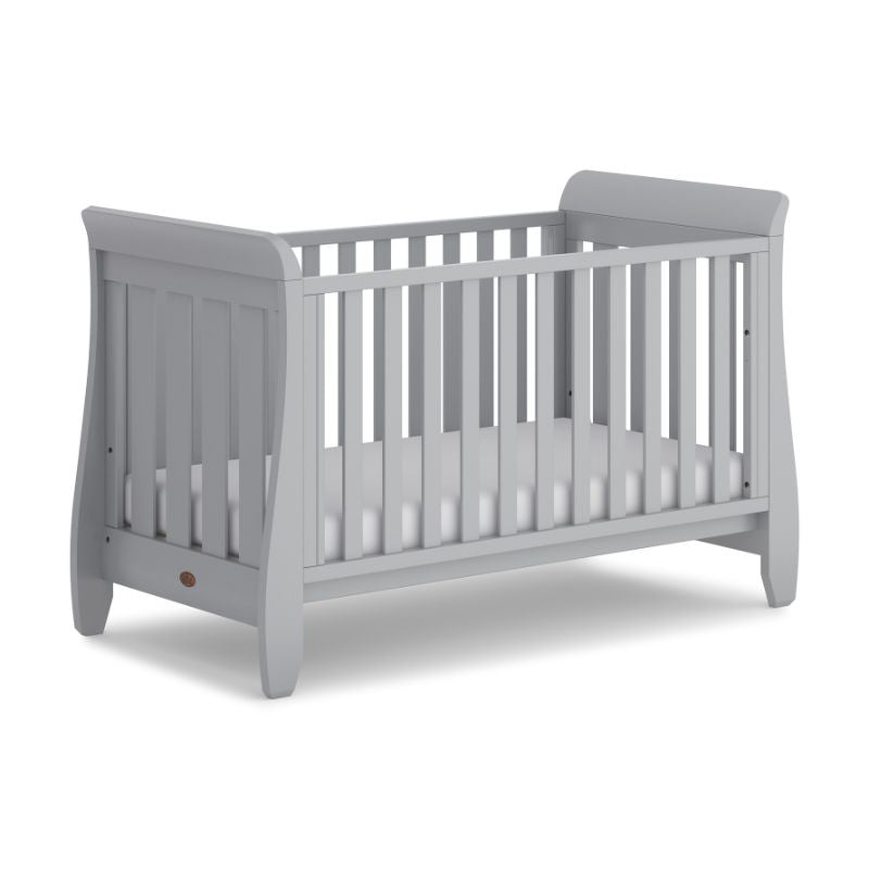 Boori-Sleigh Urbane Cot Bed in White or Pebble B-SLUCB/BA/PL - Miracle Baby World