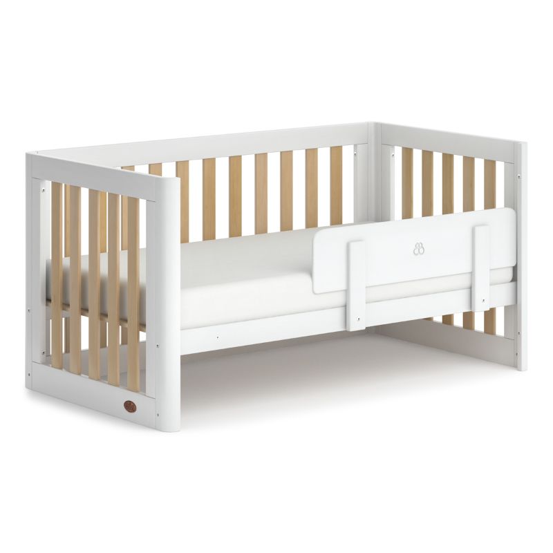 Boori-Turin 2 Piece Room Set in White & Almond (BAAD) Turin Cot Bed & 3 Drawer Chest with Changing Tray B-TUCB2PCTSV23/BAAD - Miracle Baby World
