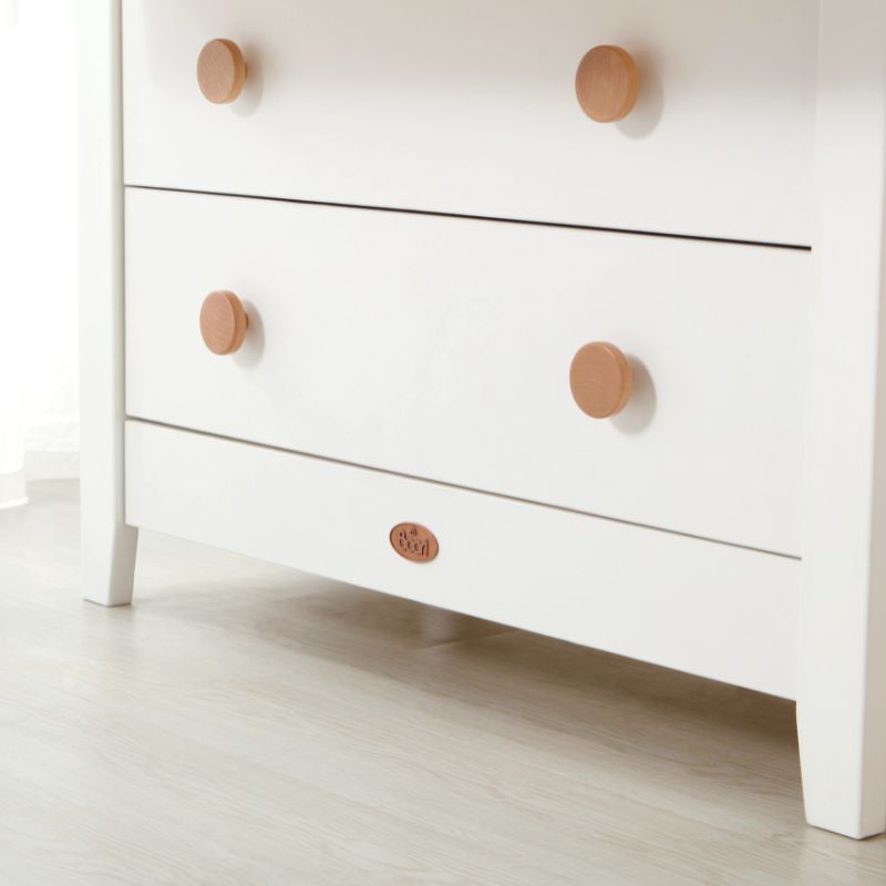 Boori 3 Drawer Chest White and Almond