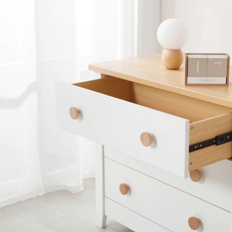 Boori 3 Drawer Chest White and Almond