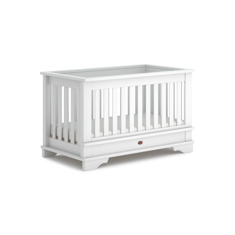 Boori Eton Convertible Plus 2 Piece Room Set in White Eton Convertible Plus Cot Bed & 3 Drawer B-EC2PCTS/BAB-EC2PCTS/BAChest with Changing Tray - Miracle Baby World