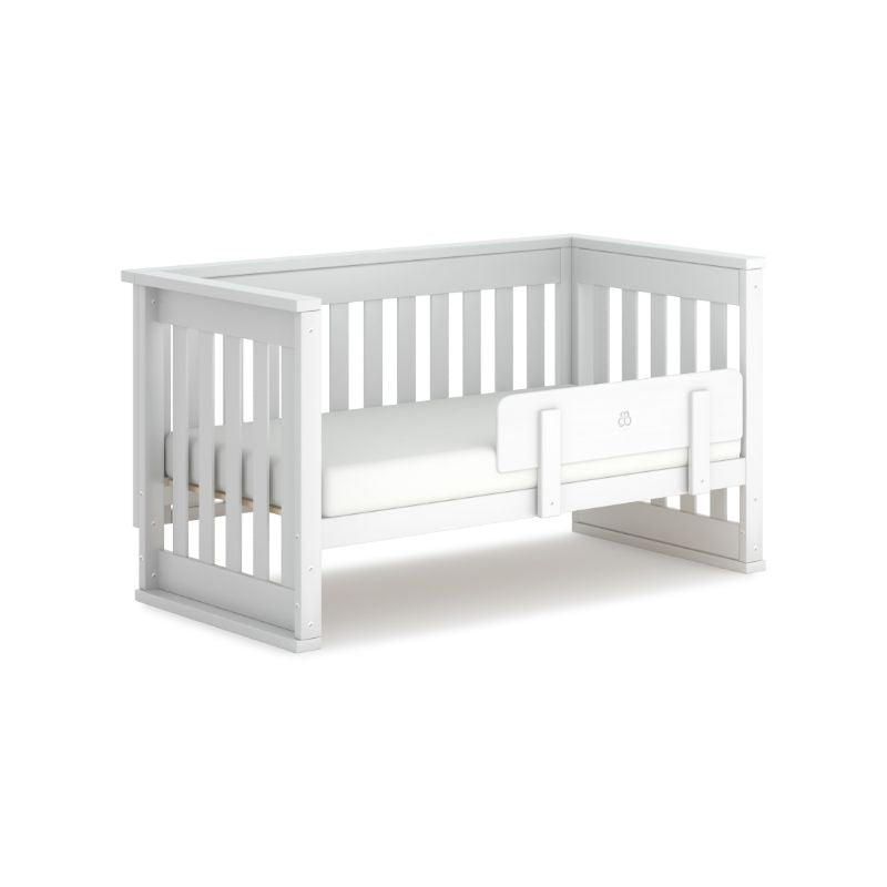 Boori Eton Convertible Plus 2 Piece Room Set in White Eton Convertible Plus Cot Bed & 3 Drawer B-EC2PCTS/BAB-EC2PCTS/BAChest with Changing Tray - Miracle Baby World