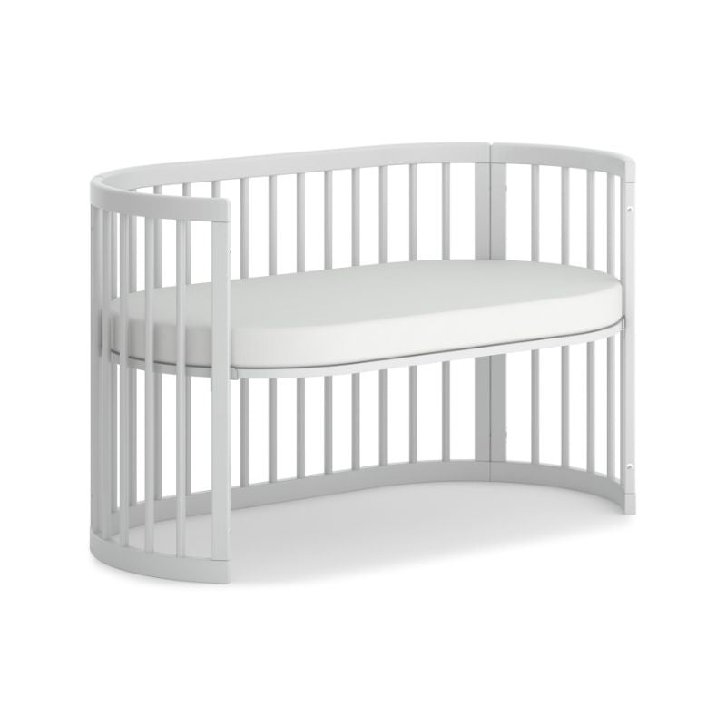 Boori Oasis Oval Cot Beech/White B-OAOCCOV22/BA/BH - Miracle Baby World