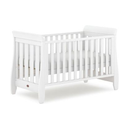 Boori-Sleigh Urbane 2 Piece Room Set in White  Sleigh Urbane Cot Bed & Sleigh 3 Drawer Chest Smart Assembly with Changing Tray B-SLU2PRCTS/BA - Miracle Baby World