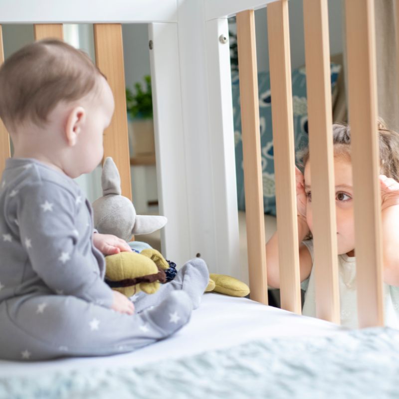 Boori-Turin Cot Bed in White & Almond B-TUCB/BAAD - Miracle Baby World