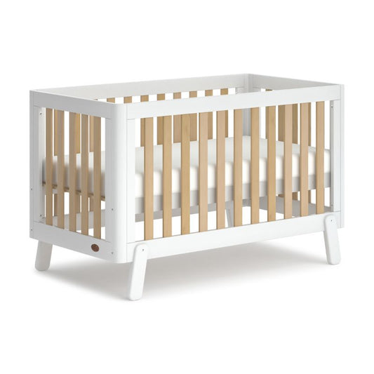 Boori-Turin Cot Bed in White & Almond B-TUCB/BAAD - Miracle Baby World