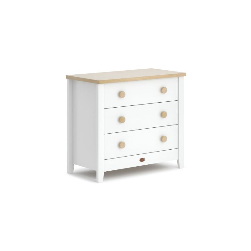 Boori 3 Drawer Chest White and Almond