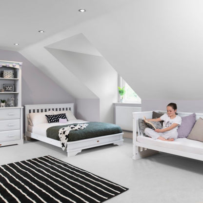 Boori Eton Convertible Plus 2 Piece Room Set in White Eton Convertible Plus Cot Bed & 3 Drawer B-EC2PCTS/BAB-EC2PCTS/BAChest with Changing Tray - Miracle Baby World