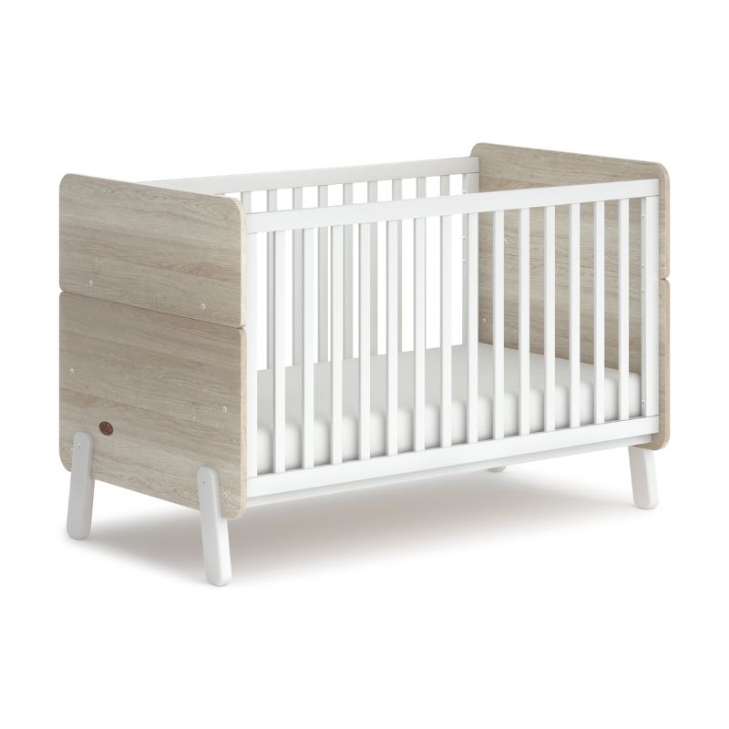 Boori, Natty Cot Bed Barley White and Oak B-NACB/BAOA - Miracle Baby World