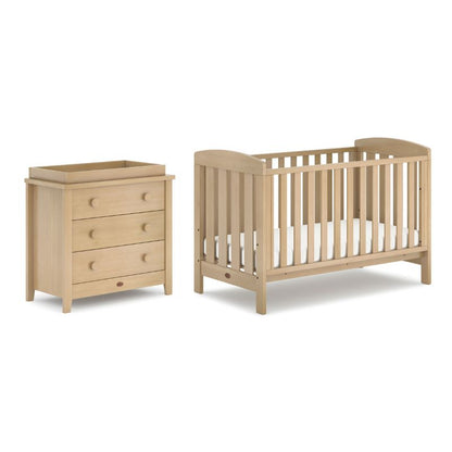 "Boori" Alice 2 Piece Chest Set Cot Bed & 3 Drawer Chest including Chest Changing Tray B-AL2PCTS/AD/BA - Miracle Baby World