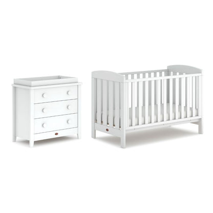 "Boori" Alice 2 Piece Chest Set Cot Bed & 3 Drawer Chest including Chest Changing Tray B-AL2PCTS/AD/BA - Miracle Baby World