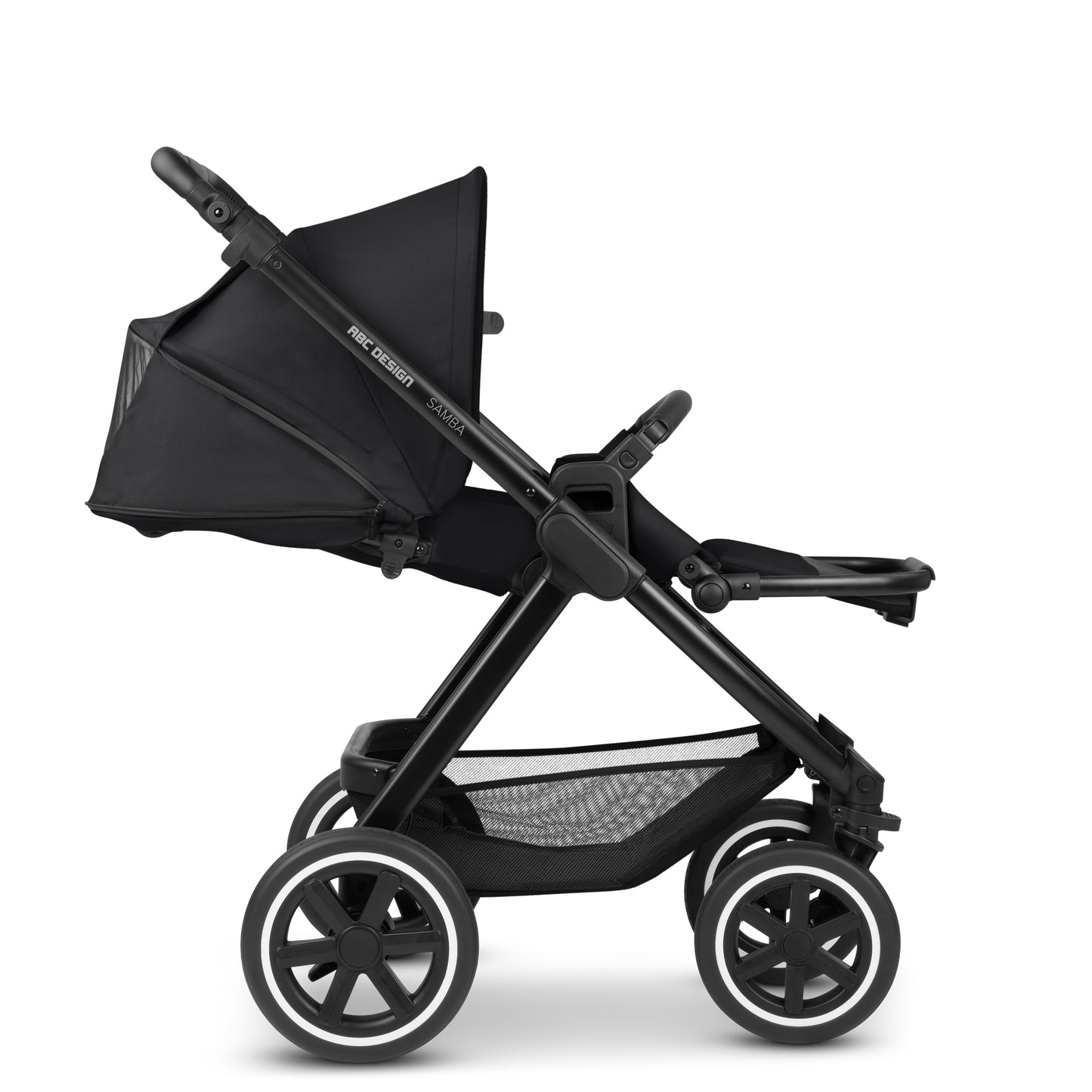 ABC Design Samba Pram 2024 Model Ink Pine Carrot Powder