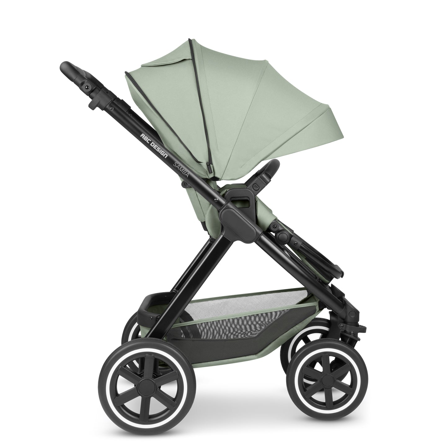 ABC Design Samba Pram 2024 Model Ink Pine Carrot Powder